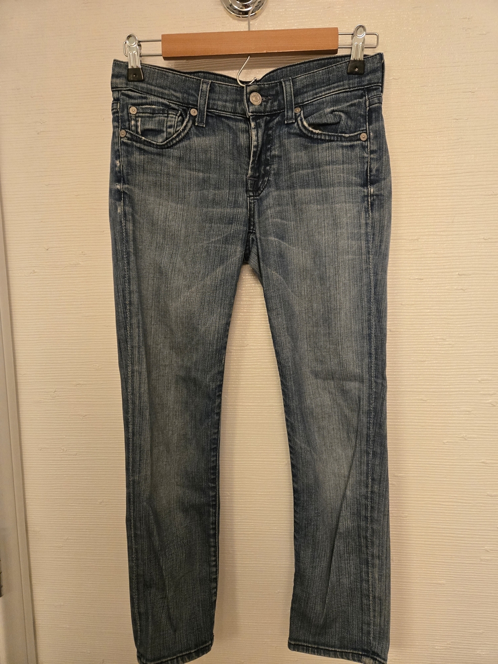 7 for All Mankind Women's Roxanne Crop Jeans - Size 24 (00)